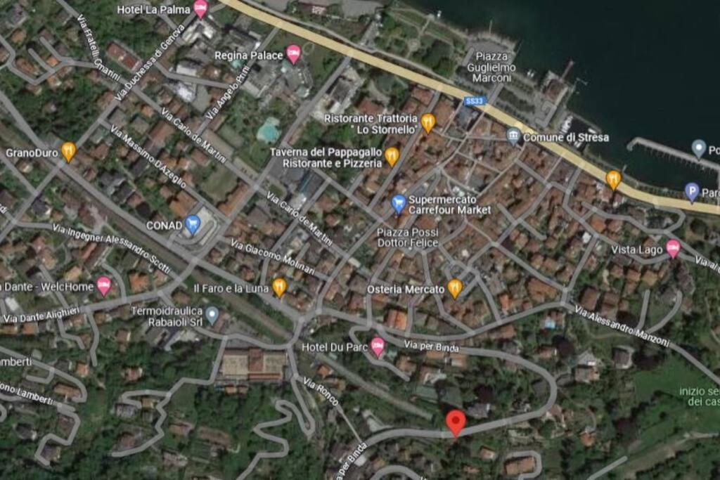 La Finestra Sul Lago - In Villa Con Vista E Posto Auto Coperto Stresa Exterior foto